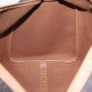 Christian Dior Honeycomb Canvas Boston Bag PVC Black Gold Auth 193070-20