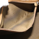 FENDI Zucca Canvas Hand Bag Black Brown Auth 193074V-20