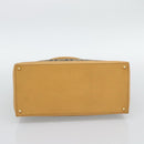 FENDI Zucca Canvas Hand Bag Black Brown Auth 193074V-9