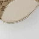 GUCCI GG Canvas Web Sherry Line Pretty Bag Beige Gold 257065 Auth 193075V-11