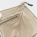 GUCCI GG Canvas Web Sherry Line Pretty Bag Beige Gold 257065 Auth 193075V-18