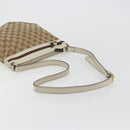 GUCCI GG Canvas Web Sherry Line Pretty Bag Beige Gold 257065 Auth 193075V-7
