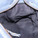 BALENCIAGA The City Hand Bag Leather 2way Blue 115748 Auth 193079V-22