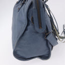 BALENCIAGA The City Hand Bag Leather 2way Blue 115748 Auth 193079V-4