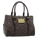 LOUIS VUITTON Damier Ebene Berkeley Hand Bag N52000 LV Auth 193081-1