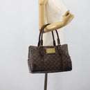 LOUIS VUITTON Damier Ebene Berkeley Hand Bag N52000 LV Auth 193081-21