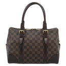 LOUIS VUITTON Damier Ebene Berkeley Hand Bag N52000 LV Auth 193081-2