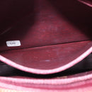 CHANEL Chain Tote Bag Caviar Skin Bordeaux Gold CC Auth 193083A-25