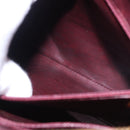 CHANEL Chain Tote Bag Caviar Skin Bordeaux Gold CC Auth 193083A-27