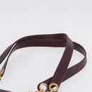 CHANEL Chain Tote Bag Caviar Skin Bordeaux Gold CC Auth 193083A-15