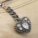 Miu Miu Hand Bag Leather 2way Beige Silver Auth 193084A-18