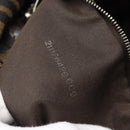 FENDI Zucca Canvas Mamma Baguette Shoulder Bag Brown Black Auth 193086V-11