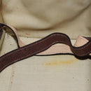 GUCCI Hand Bag Leather Brown Gold Auth 193095-23