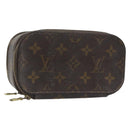 LOUIS VUITTON Monogram Trousse Brush PM Cosmetic Pouch M47510 LV Auth 193098-1