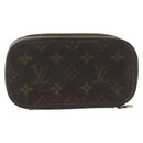 LOUIS VUITTON Monogram Trousse Brush PM Cosmetic Pouch M47510 LV Auth 193098-2