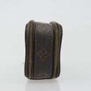 LOUIS VUITTON Monogram Trousse Brush PM Cosmetic Pouch M47510 LV Auth 193098-3