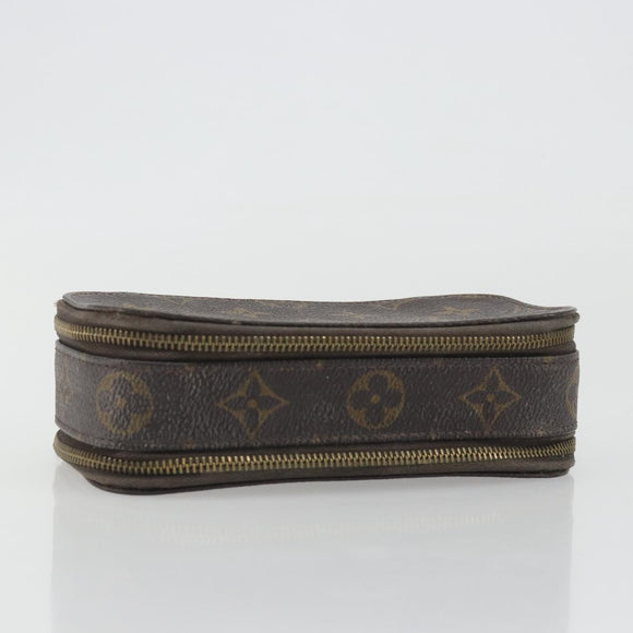 LOUIS VUITTON Monogram Trousse Brush PM Cosmetic Pouch M47510 LV Auth 193098