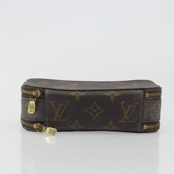 LOUIS VUITTON Monogram Trousse Brush PM Cosmetic Pouch M47510 LV Auth 193098