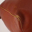 LOUIS VUITTON Epi Keepall 55 Boston Bag Vintage Brown M42958 LV Auth 193099-13