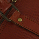 LOUIS VUITTON Epi Keepall 55 Boston Bag Vintage Brown M42958 LV Auth 193099-14