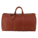 LOUIS VUITTON Epi Keepall 55 Boston Bag Vintage Brown M42958 LV Auth 193099-2