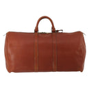 LOUIS VUITTON Epi Keepall 55 Boston Bag Vintage Brown M42958 LV Auth 193099-3