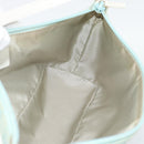 GUCCI GG Canvas Accessory Pouch Light Blue Gold 039 1103 2123 Auth 193100A-17