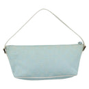 GUCCI GG Canvas Accessory Pouch Light Blue Gold 039 1103 2123 Auth 193100A-3