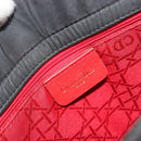 Christian Dior Canage Shoulder Bag Nylon Black Gold Auth 193102-15