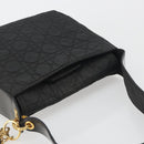 Christian Dior Canage Shoulder Bag Nylon Black Gold Auth 193102-6