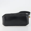 Christian Dior Canage Shoulder Bag Nylon Black Gold Auth 193102-9