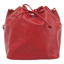 LOUIS VUITTON Epi Petit Noe Shoulder Bag Red M44107 LV Auth 193106V-13