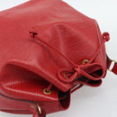LOUIS VUITTON Epi Petit Noe Shoulder Bag Red M44107 LV Auth 193106V-6