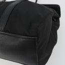 PRADA Shoulder Bag Nylon Black Silver Auth 193108V-15