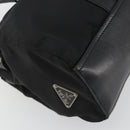PRADA Shoulder Bag Nylon Black Silver Auth 193108V-16