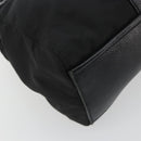 PRADA Shoulder Bag Nylon Black Silver Auth 193108V-18
