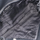 PRADA Shoulder Bag Nylon Black Silver Auth 193108V-9