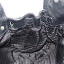 PRADA Shoulder Bag Nylon Black Silver Auth 193108V-23