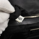 PRADA Shoulder Bag Nylon Black Silver Auth 193108V-11