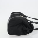 PRADA Shoulder Bag Nylon Black Silver Auth 193108V-3