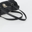 PRADA Shoulder Bag Nylon Black Silver Auth 193108V-7