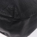 GUCCI GG Canvas Guccissima Shoulder Bag Leather Black Gold 233604 Auth 193115V-14