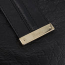 GUCCI GG Canvas Guccissima Shoulder Bag Leather Black Gold 233604 Auth 193115V-17