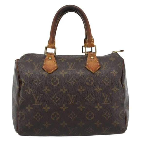 LOUIS VUITTON Monogram Speedy 25 Hand Bag M41528 LV Auth 193117