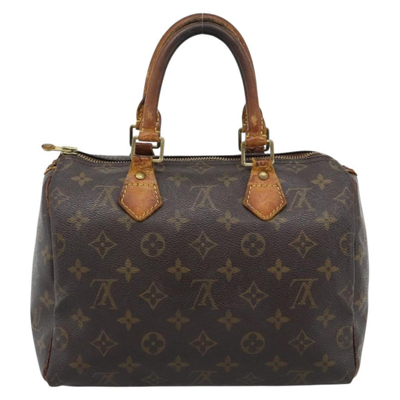 LOUIS VUITTON Monogram Speedy 25 Hand Bag M41528 LV Auth 193117