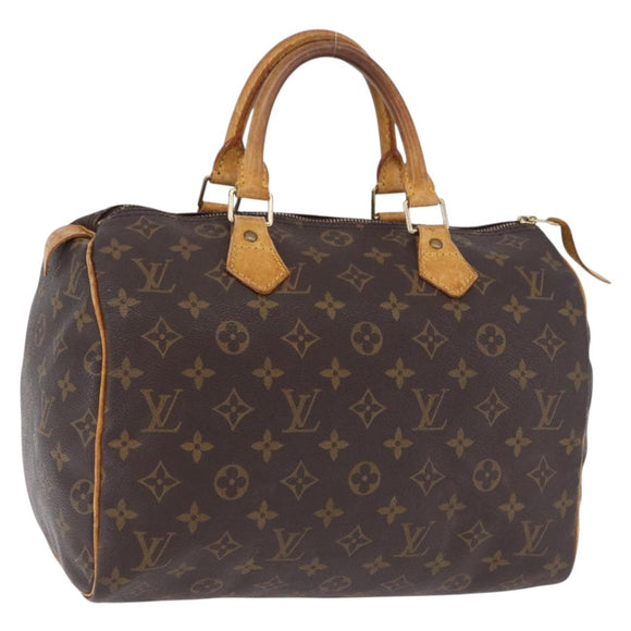 LOUIS VUITTON Monogram Speedy 30 Hand Bag M41526 LV Auth 193118