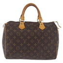 LOUIS VUITTON Monogram Speedy 30 Hand Bag M41526 LV Auth 193118-13