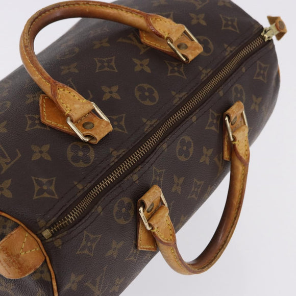 LOUIS VUITTON Monogram Speedy 30 Hand Bag M41526 LV Auth 193118