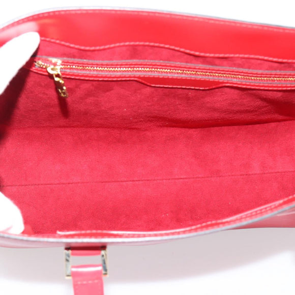 LOUIS VUITTON Epi Duplex Tote Bag Red M52427 LV Auth 193121V