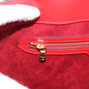 LOUIS VUITTON Epi Duplex Tote Bag Red M52427 LV Auth 193121V-20